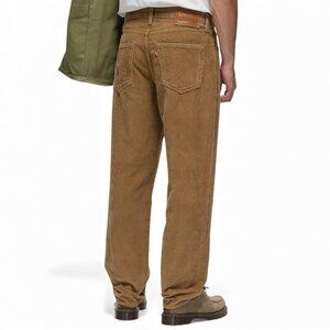 Levis Premium 568 Loose Fit Corduroy Jean Pants Mens 30x32 Beige/Brown NWT